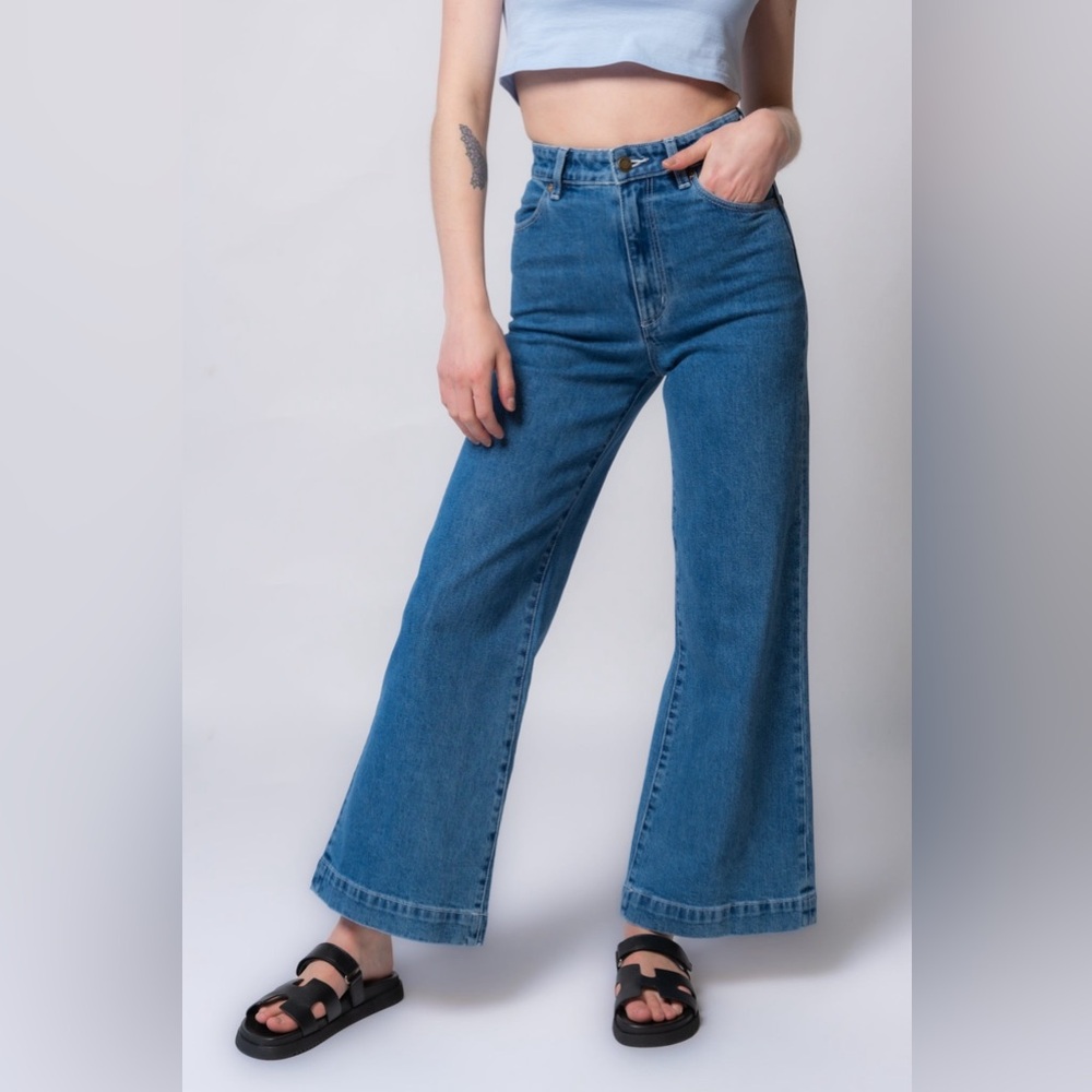 👖Rolla’s Sailor Scoop Ankle Crop Highwaist Jeans